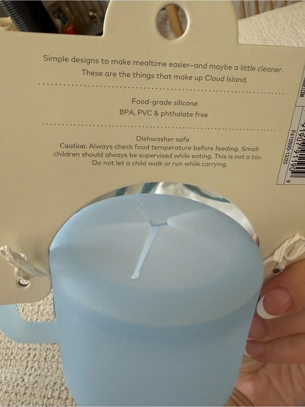 cloud island Teal and Light Blue Waterproof Baby Bib Set